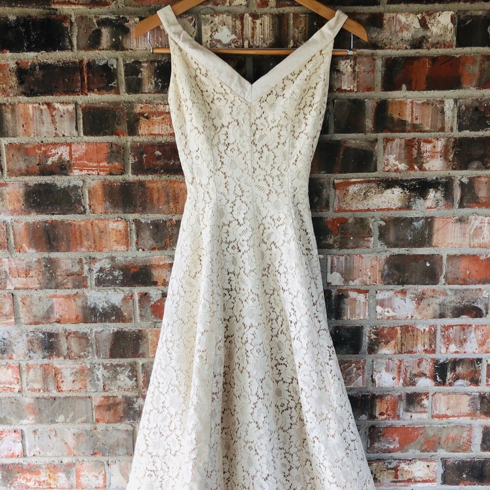 Vintage 1950s Jonny Herbert Lace Dress